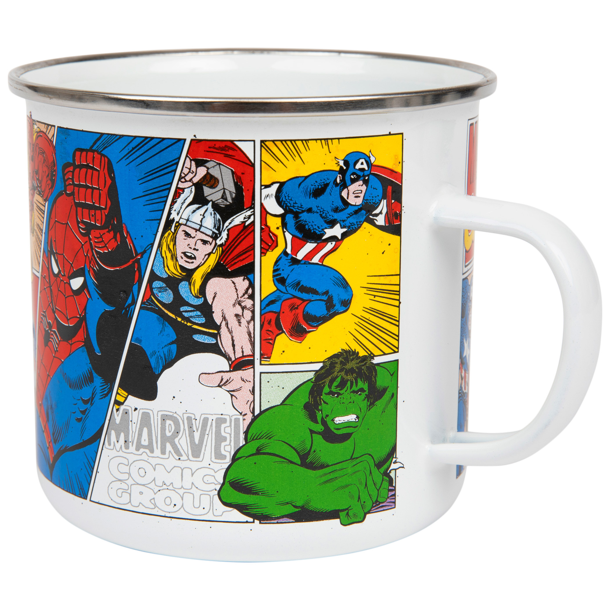 Marvel Comics Retro Vintage Panels 21oz Camper Mug